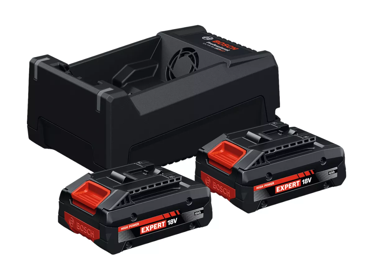 set EXPERT 2x batteries EXBA18V-40 + GAL 12V/18V-80 BOSCH